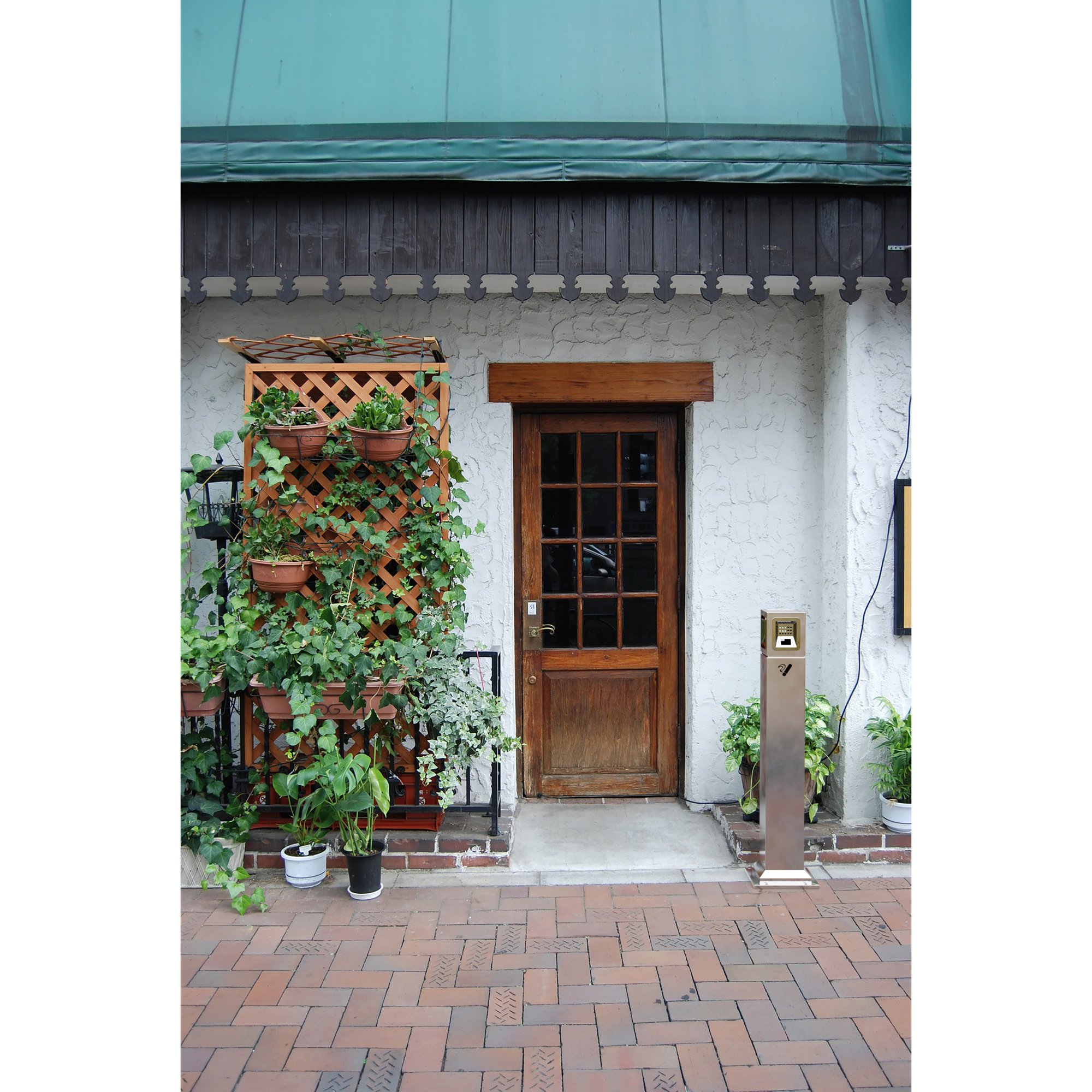 Cendrier colonne extérieur à poser au sol en Acier inoxydable – Image 38