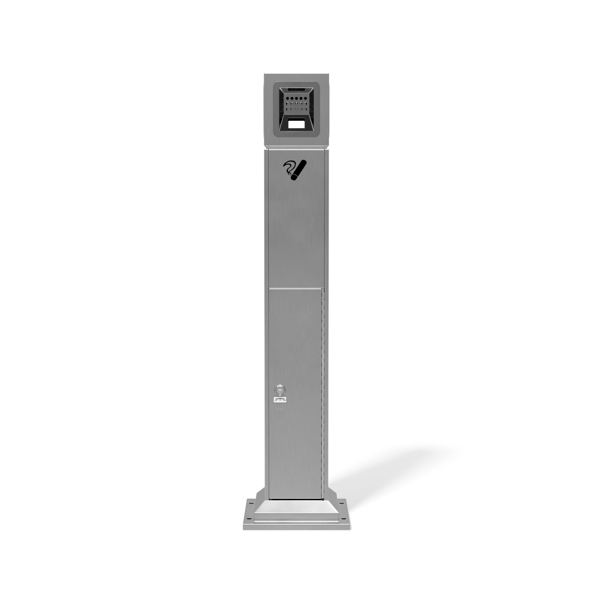 Cendrier colonne extérieur à poser au sol en Acier inoxydable – Image 32