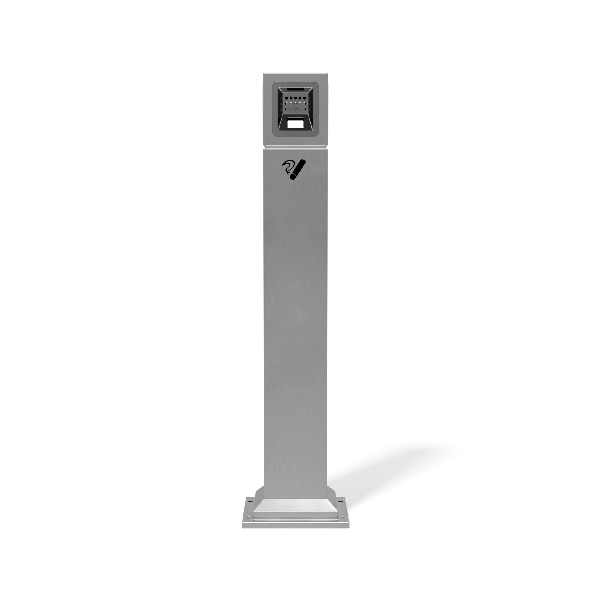 Cendrier colonne extérieur à poser au sol en Acier inoxydable – Image 35